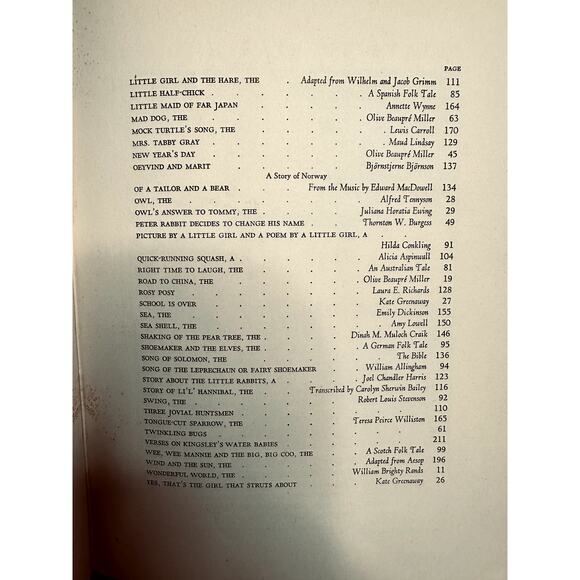 Up One Pair Of Stairs MY BOOK HOUSE Volume #3 1953 Olive Beaupre Miller HC Green - Picture 6 of 8